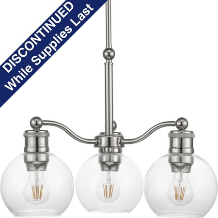 Progress Lighting Hansford Collection Three-Light Chandelier P400146-104